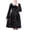Black Stars, variant on Girls Dress Easter Egg Bunny Rabbit Flower Multicolor Long Sleeve 10 Years