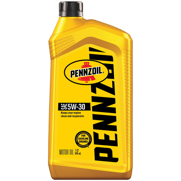 Pennzoil Conventional 5W-30 Motor Oil, 1 Quart - Walmart.com - Walmart.com