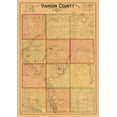thumbnail image 2 of Peterson 24x32 Gold Ornate Wood Framed with Double Matting Museum Art Print Titled - Hanson County South Dakota - Peterson 1893, 2 of 4