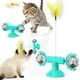 thumbnail image 1 of Juguete interactivo para gatos Pluma, bola/primavera Juguete intercambiable para gatos Juguete con plumas para gatos Juguete para gatos Molino de viento Juguete para gatos con pluma/bola MFZFUKR 2035655-2, 1 of 8