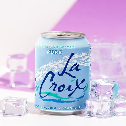 Lacroix Sparkling Water, Pure, 12 Fl Oz (Pack Of 8) - Pack of 2