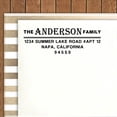 thumbnail image 2 of Printtoo Personalized Blue Self Inking Housewarming Favor Stamp Custom Address Rubber Stamper-68 x 30 mm, 2 of 6