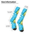 thumbnail image 2 of Sigee Avocado with Glasses for Socks for Men Women Gifts for Him Boyfriend Teenage Boys Stocking Stuffers, 2 of 6