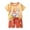 B1121-Watermelon Red, variant on UAYOTSE Baby Boys Girls Summer Outfits Set Clothes 6M 1T 2T 3T Toddler Boys Short Sleeve Tops and Elastic shorts 2 Piece Casual Summer Clothing for Kids Boys Girls,Sizes 2-3 Years