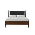 New Classic Furniture Ian Queen Wood Platform Bed in Cherry Brown