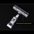 thumbnail image 2 of fastboy 20 Pcs Clips de Support en ABS pour Application Large Clip en Plastique Transparent Facile à Transparent Support de Panneau, 2 of 6
