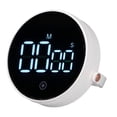 thumbnail image 4 of zhangqiuzhi Desktop Timer Minimalist Round 3 Level Volume Adjustable Digital Countdown with Ultra Clear Display for Sports Kitchen, 4 of 17