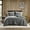 Queen Grey#22, variant on Cotton Bedding Set, 3PCS King/Cal King Waffle Washed Duvet Set, Charcoal Comforter Set,Cotton Bed In A Bag, Household Supplies & Décor Bedding Bedding Sets 3PCS King/Cal King Waffle Washed Duvet Set