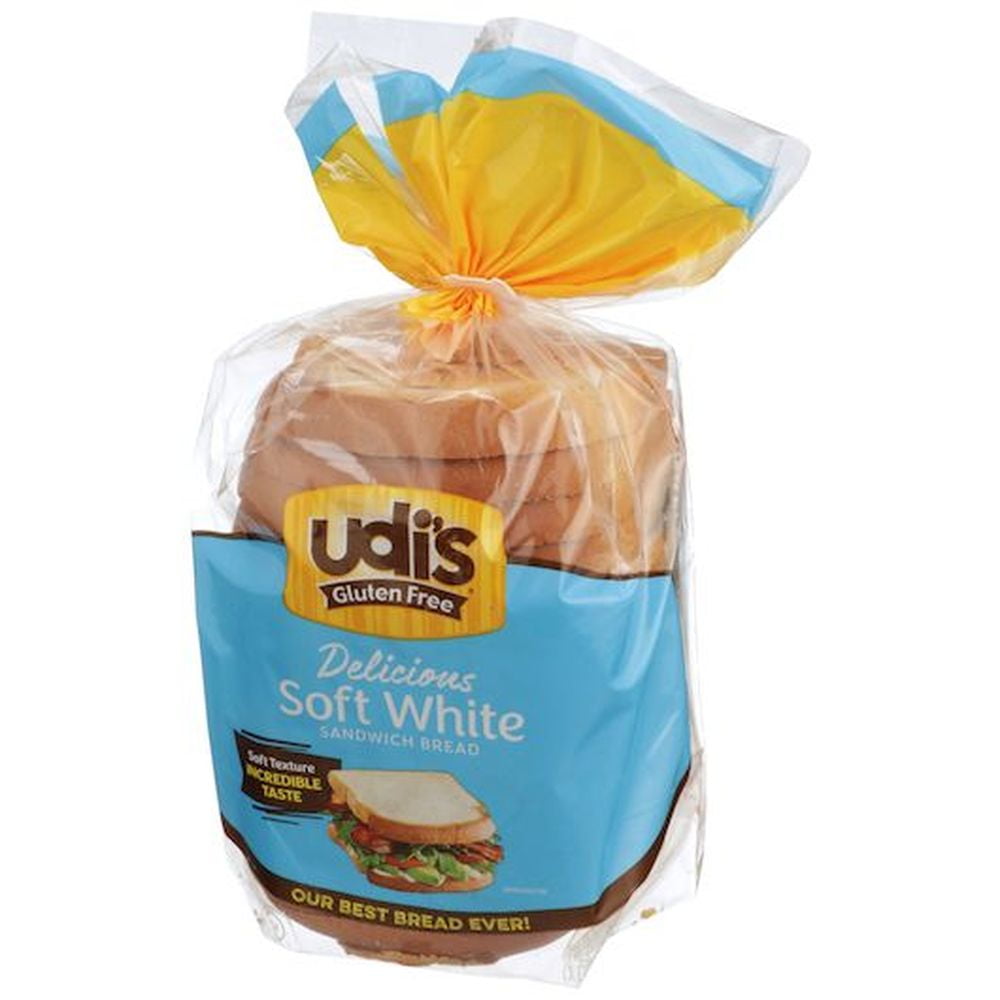 Udis Delicious White Bread, 24 Ounce -- 6 per case