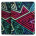 thumbnail image 2 of DesignSkinz Grungy Neon Triangular Zig Zag Shapes Full-Body Skin Decal Wrap Cover for iPad Mini 4 (A1538/A1550), 2 of 4