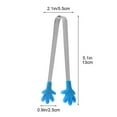 thumbnail image 3 of kladzum Mini Tongs Stainless Steel Silicone Clamps Mini Ice Cubes Coffee Cubes Sugar Clips Food Clips, Serving Tongs, 3 of 9