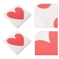 thumbnail image 5 of 40 Uds servilletas elegantes con estampado de corazón, toalla de papel para el Día de San Valentín, servilleta elegante para fiesta, banquete, uso diario, 5 of 5