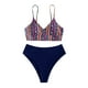 thumbnail image 1 of Gibobby Traje de Baño Sexy Bikini Traje de baño de mujer Impreso de dos piezas Traje de baño dividido Sexy Cintura alta Abrigo Control de barriga Traje d(Morado,G), 1 of 5