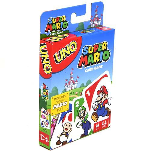 Uno Super Mario You Super Mario Bros And A Game Of Uno Mattel