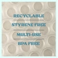 thumbnail image 6 of PLASTICPRO Crystal Clear Plastic Bowls 6 oz Disposable Bowls Plastic Silverware, 100 Pack, 6 of 7