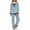 Grey, variant on MEICHEN Pajamas Set for Women Women's Winter Flannel Set Coral Fleece Fabric Thickened for Warmth with Popular Aesthetic Cozy Loungewear Womens Loungewear