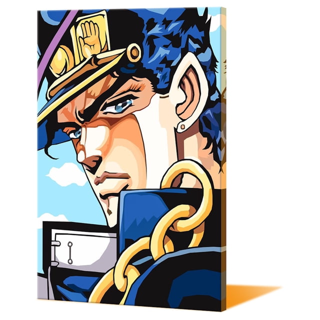 Lienzo decorativo JoJo's Bizarre Adventures Kujos Jotaros Anime