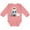 Mauve, variant on Eskimo Boy Cute Alaska Boys Long Sleeve Baby Bodysuit