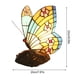 thumbnail image 4 of Advancent Lámpara de con mariposas de vidrieras, exquisito diseño de escena interior, decoración del hogar, enchufe británico, lámpara de Iluminación novedosa Advancent HA070208-01, 4 of 6