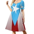 thumbnail image 2 of Starlight Puerto Rico Flag Sleeveless Dress beach dresses summer women's dress 2024, 2 of 7