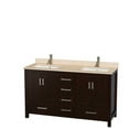 thumbnail image 6 of Wyndham WCS141460DGYIVUNSMXX 60" Vanity in Gray + Ivory Marble and Square Sink, 6 of 6
