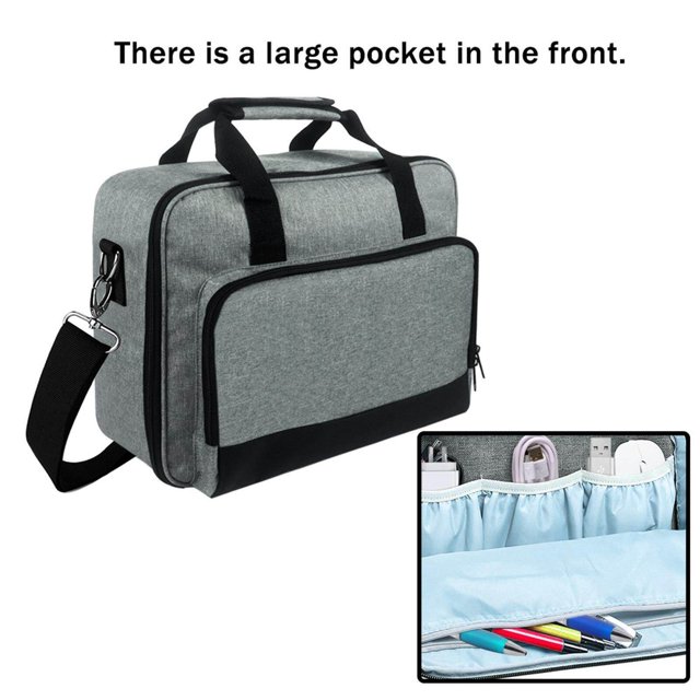Langgg Large Projector Bag Adjustable Shoulder Strap with Handle Portable Handbag