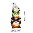 thumbnail image 2 of 1 Pcs Halloween Gnome Exquisite Fall Swedish Elf Dwarf Figurines,Halloween Decorations,Resin Halloween Gnomes Decor for Home,For Halloween Home Decoration Outdoor Garden Patio Decoration(Black), 2 of 2