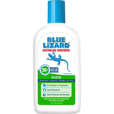 Blue Lizard Australian Mineral Sunscreen Lotion, Kids, SPF 30+, 5oz