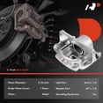 thumbnail image 2 of A-Premium Brake Caliper Assembly Compatible with Toyota Camry Avalon Solara Lexus ES300 Front Side 2-PC Set Fits select: 1998-2004 TOYOTA AVALON XL/XLS 2000-2001 TOYOTA CAMRY CE/LE/XLE, 2 of 9