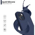 thumbnail image 3 of ORNARTO Shockproof Liquid Silicone Designed for iPhone 13 Case Gel Rubber Full Body Protection Anti-Shock Cover Case, 3 of 5