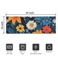 thumbnail image 5 of Pioneer Flower Floral Print Pattern Door Rugs,Washable Non Slip Door Mats Indoor,Decorative Door Mats,Entry Mat Indoor for Entrance,Bedroom,Kitchen,Bathroom,16"x47", 5 of 6