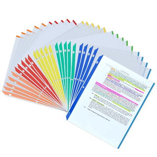 100Pcs Sheet Protectors, EEEkit 8.2 x 12in Clear Binders Page Protectors  Sleeves Fit for A4 Letter Size 