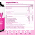 thumbnail image 6 of (2 pack) GoBiotix Glow Biotin 10000mcg, Collagen Boost Hair, Skin & Nails Multivitamin with Hyaluronic Acid, 90 Caps, 6 of 12