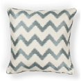 thumbnail image 1 of Almohada L245 Marfil / Azul claro Chevron Tamaño 18 "x 18" KAS Oriental Rugs, Inc. PILL24518SQ, 1 of 1