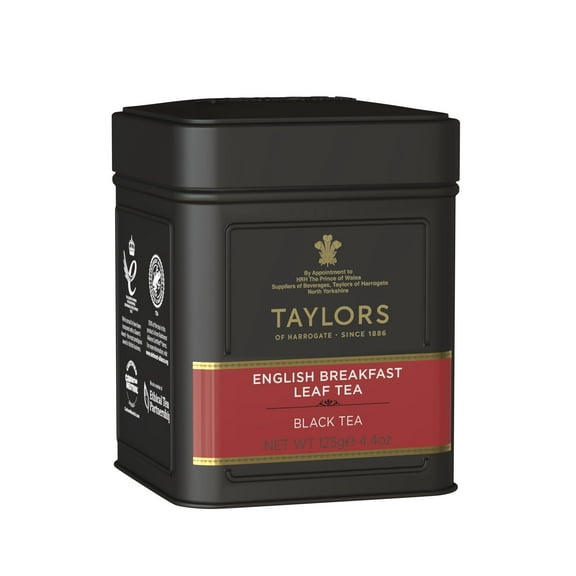 Taylors of Harrogate English Breakfast Loose Leaf Tea, 4.41 Ounce Tin