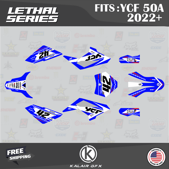 Kalair GFX Graphics Kit for Ycf 50A (2022-2023) Lethal Series