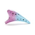thumbnail image 2 of Instrumento musical de estilo estrellado de Ocarina Alto C de cerámica de 12 agujeros, 2 of 8