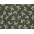 thumbnail image 2 of Zelouf Butterfly Burnout Organza  , Sewing, DIY, Crafts Fabric by the Yard, Yellow Punch, 5 Yard, 2 of 2
