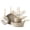 Natural Linen, variant on PRICUSIS Ceramic Nonstick 21 PCS Cookware Set, Non Toxic Frying Pan & Sauce Pan & Stockpot, Induction Compatible & Dishwasher Safe