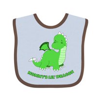 Inktastic Mommy's Lil' Dragon Boys or Girls Baby Bib