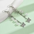 thumbnail image 6 of BQBQERT Sweet Cool Dangle Earrings Fashion Long Flower Butterfly Pendant Earrings Temperament Earrings Woman Jewelry, 6 of 9