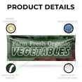 thumbnail image 3 of Farm Fresh Organic Vegetables Banner Sign 18 Inch x 48 Inch | 13 oz Vinyl with Metal Grommets | Heavy-Duty Single-Sided Outdoor Durable Printed High-Quality Weatherproof | Made in the, 3 of 6