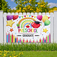 thumbnail image 2 of Colorful Design Preschool Banner Graduation Party Polyester Material Decorative Easy Setup for Classroom Celebration Kids Event Graduation Ceremony, 2 of 4