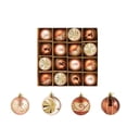 thumbnail image 2 of onlyliua Ofertas Especiales Bolas Navideñas de 6 Cm Pintadas a Mano, Juego de 16 Piezas de Lujo para Decoración de Árbol de Navidad, Bolas Navideñas de Plástico Colgantes, 2 of 6