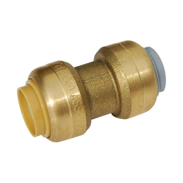 SharkBite 1/2 in. Push x 1/2 in. Dia. Push Brass Coupling