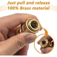 thumbnail image 5 of Juego de adaptadores para hidrolavadoras, adaptadores giratorios de conexión rápida de M22 a 1/4'', conexión de manguera para pistola de agua de alta presión, conector macho para rociador., 5 of 5