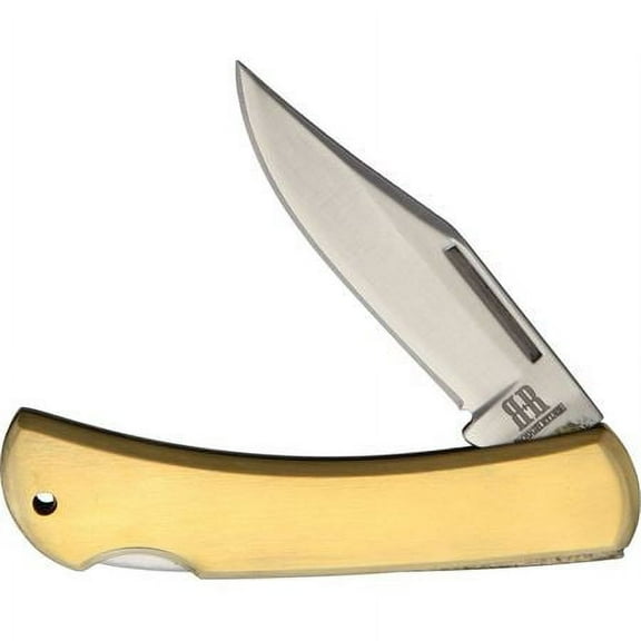 Rough Rider 1978 Brass Lockback