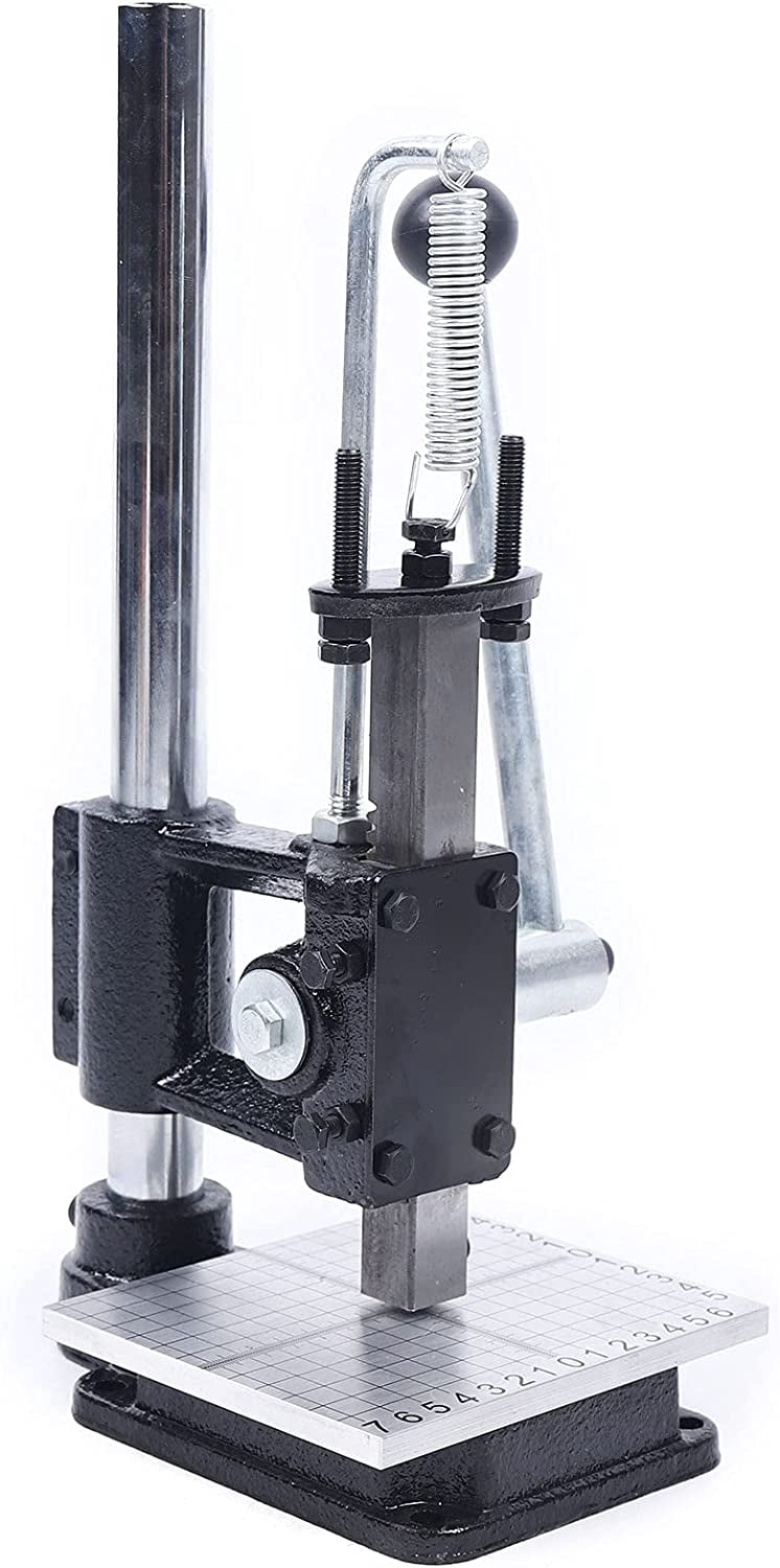 Hole Manual Press Leather Puncher DIY Cutting Imprinting Machine