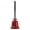 Red, variant on Ruanlalo Toilet Brush with Extended Handle Floor-Standing Base Easy to Clean Toilet Brush Home Hygienic Assistant