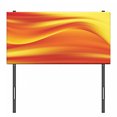 thumbnail image 3 of Orange Headboard, Digital Waves with Different Tones with Motion Effect Smooth Hot Lines Art Print, Upholstered Decorative Metal Bed Headboard with Memory Foam, Twin Size, Burnt Orange, by Ambesonne, 3 of 4
